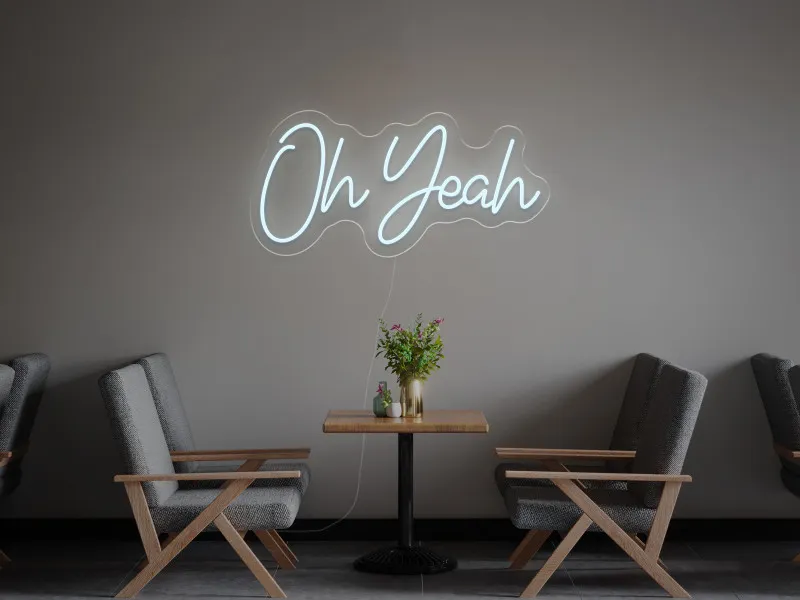 Oh Yeah - Semn Luminos LED Neon