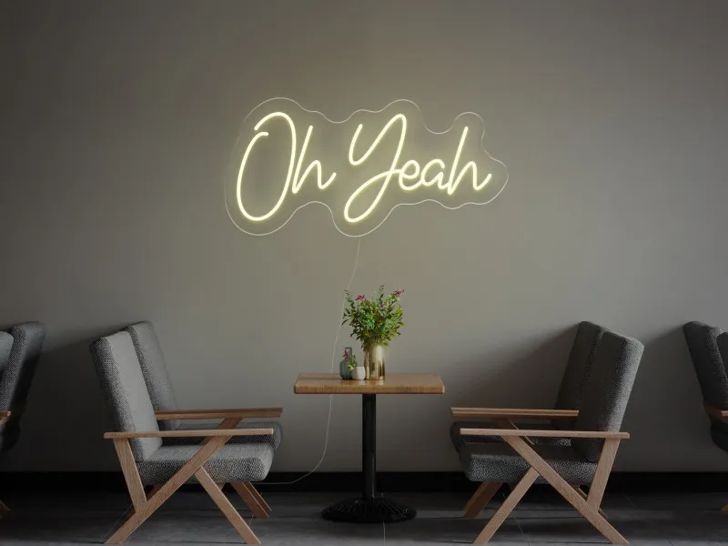 Oh Yeah - Semn Luminos LED Neon