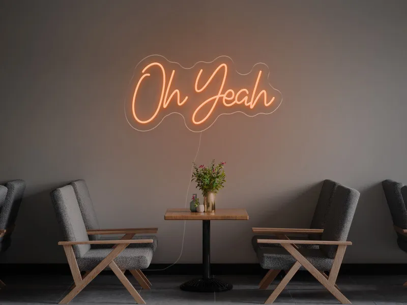 Oh Yeah - Semn Luminos LED Neon