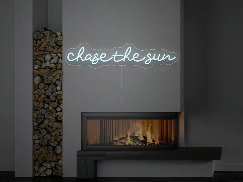 Chase the sun - Semn Luminos LED Neon