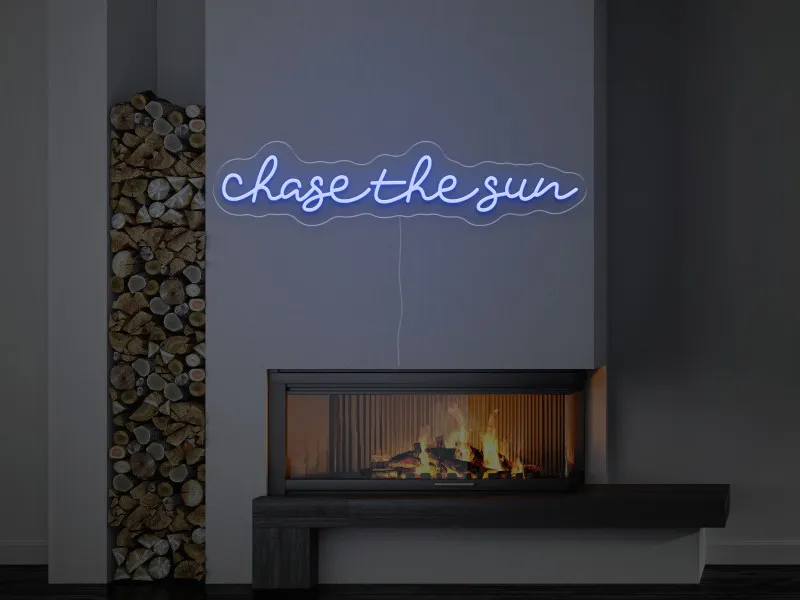 Chase the sun - Semn Luminos LED Neon