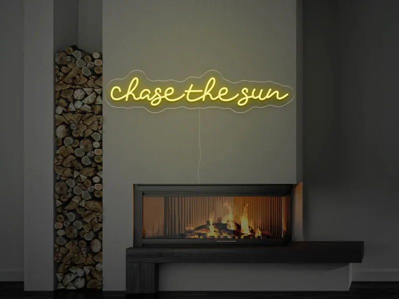 Chase the sun - Semn Luminos LED Neon