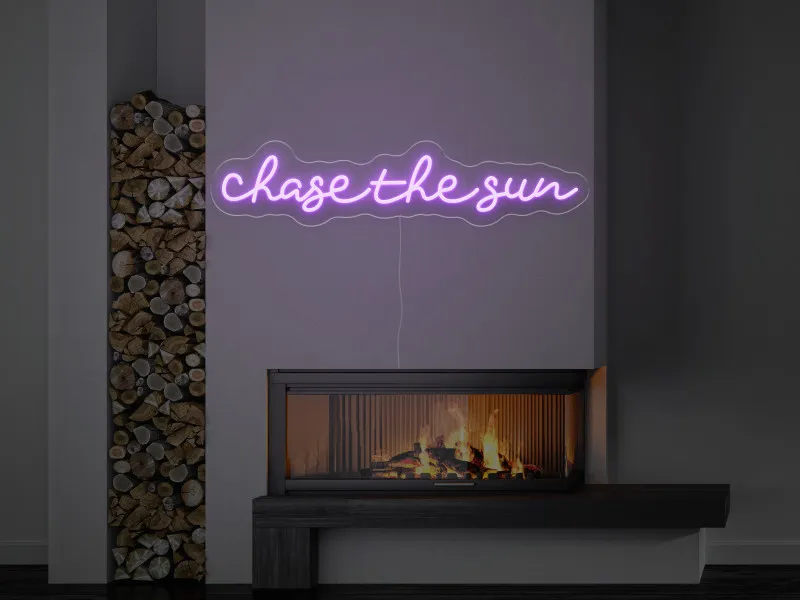 Chase the sun - Semn Luminos LED Neon
