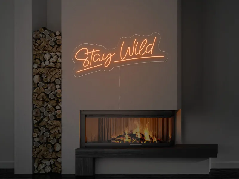 Stay Wild - Semn Luminos LED Neon