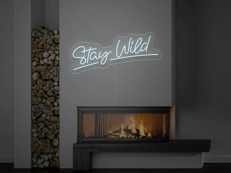 Stay Wild - Semn Luminos LED Neon