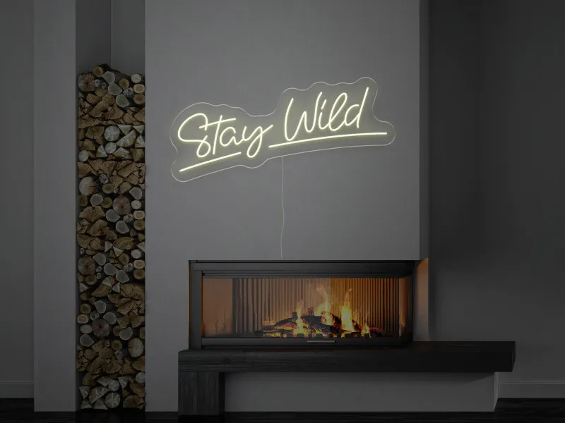 Stay Wild - Semn Luminos LED Neon