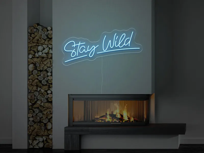 Stay Wild - Semn Luminos LED Neon