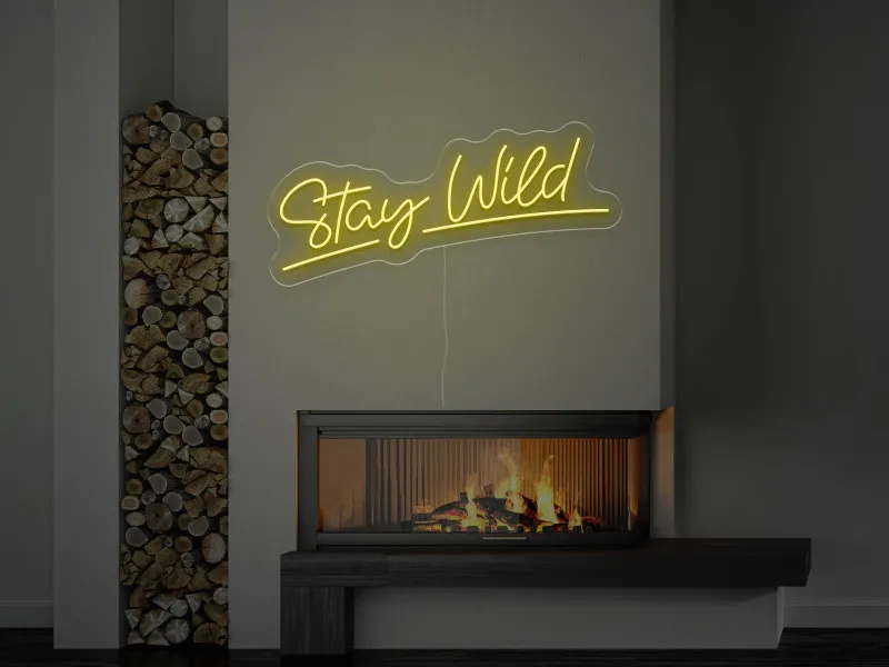 Stay Wild - Semn Luminos LED Neon