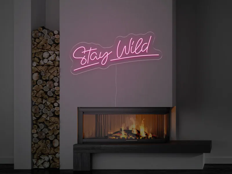 Stay Wild - Semn Luminos LED Neon