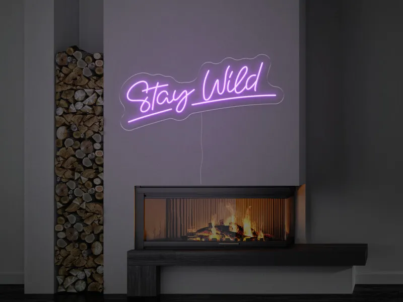 Stay Wild - Semn Luminos LED Neon