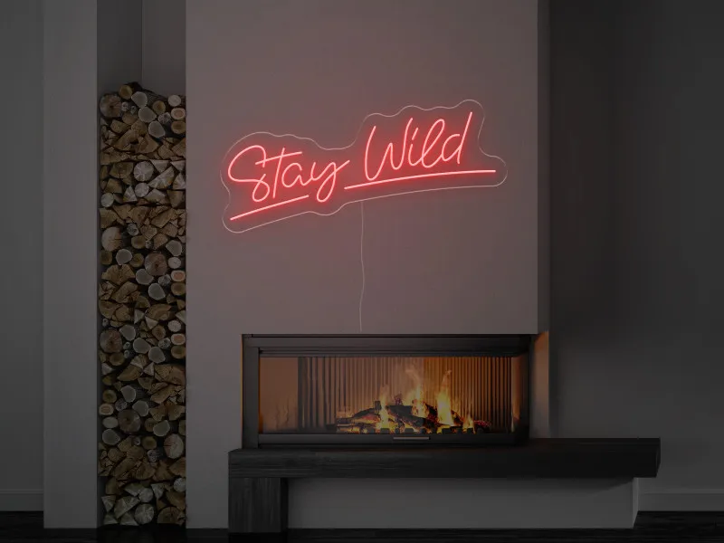 Stay Wild - Semn Luminos LED Neon