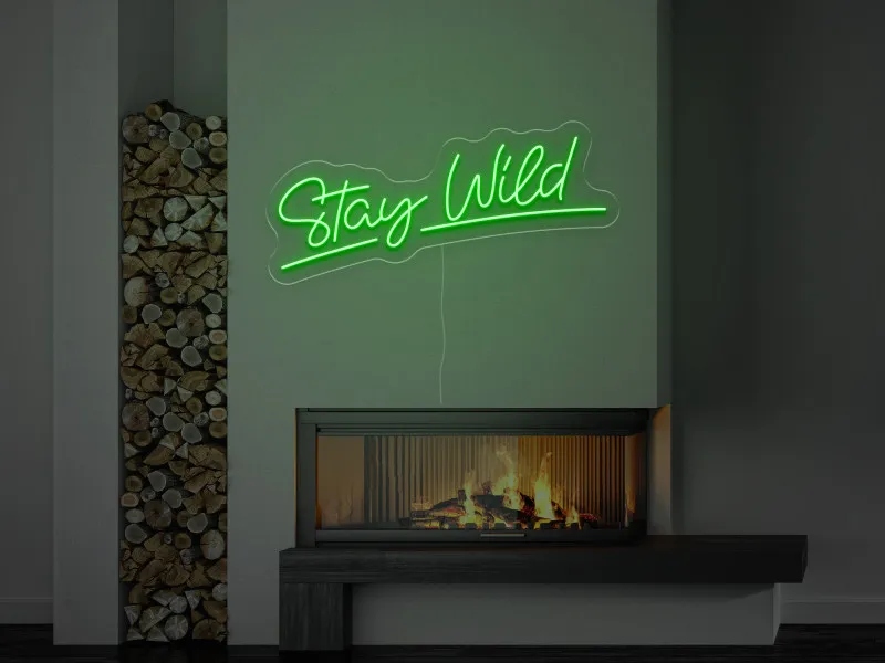 Stay Wild - Semn Luminos LED Neon