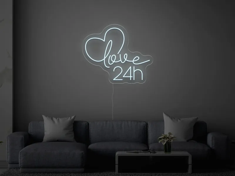 Love 24h - Semn Luminos LED Neon