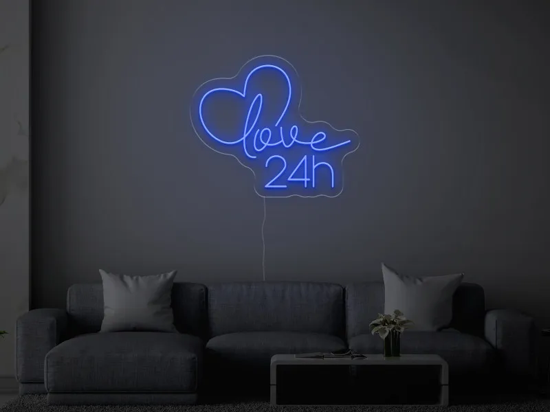 Love 24h - Semn Luminos LED Neon