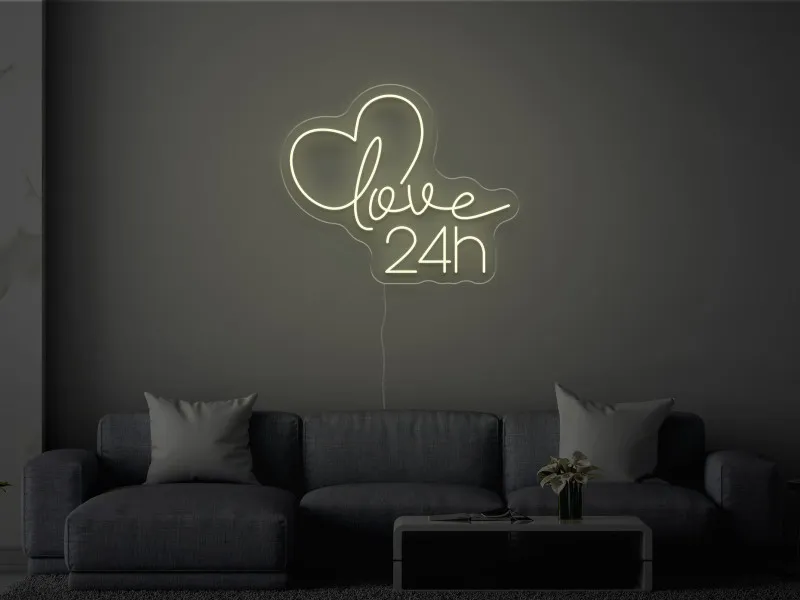Love 24h - Semn Luminos LED Neon