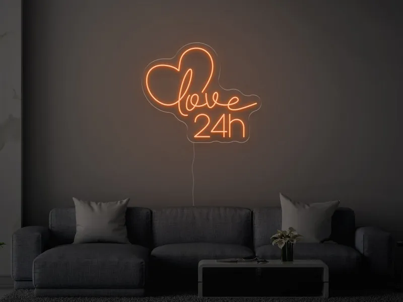 Love 24h - Semn Luminos LED Neon
