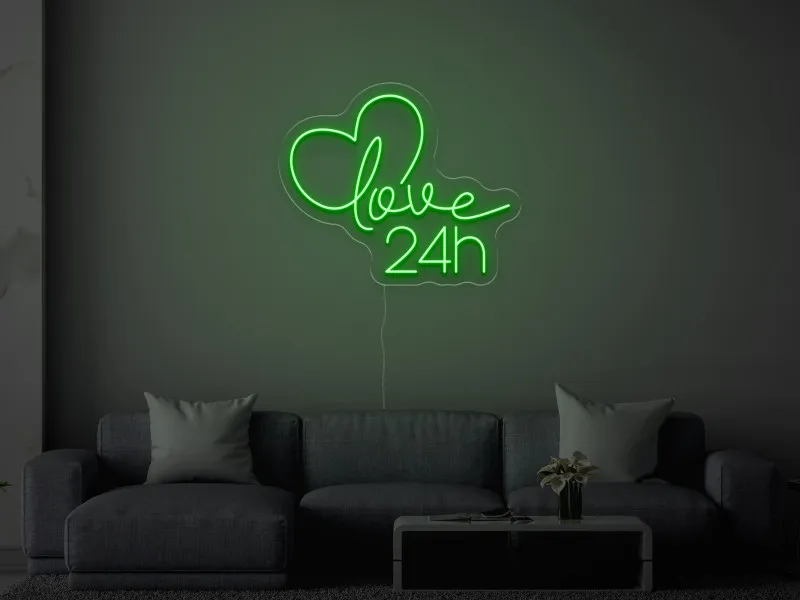 Love 24h - Semn Luminos LED Neon