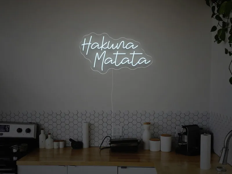 Hakwna Matata - Semn Luminos LED Neon