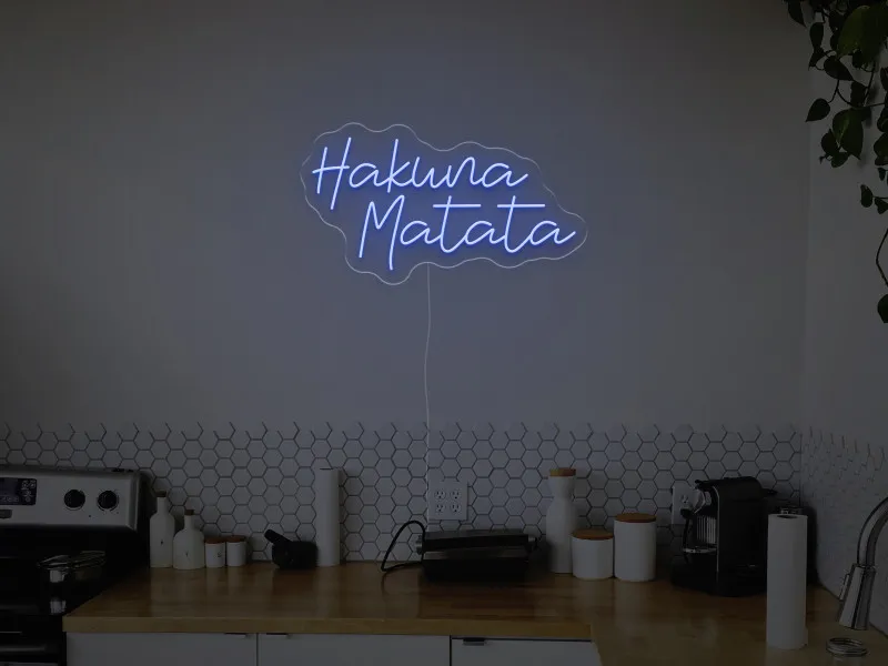 Hakwna Matata - Semn Luminos LED Neon