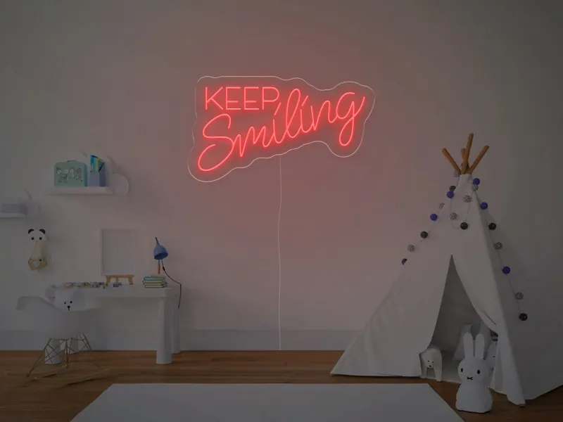 Keep Smiling - Semn Luminos LED Neon