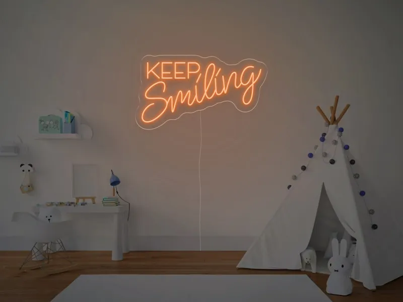 Keep Smiling - Semn Luminos LED Neon