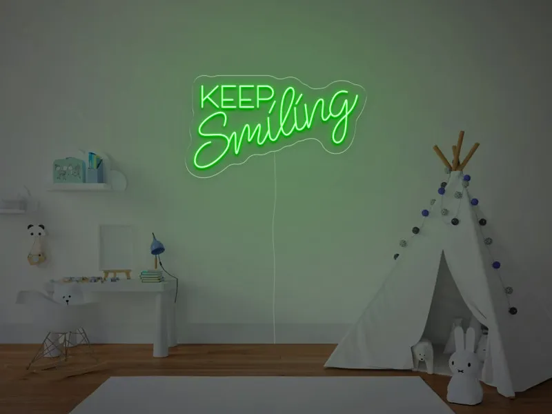 Keep Smiling - Semn Luminos LED Neon