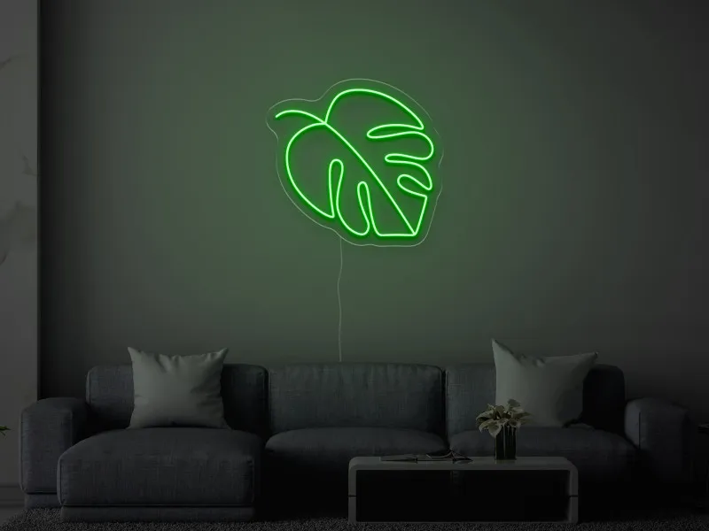 Frunza - Semn Luminos LED Neon