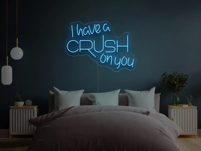 I have a CRUSH on you - Semn Luminos LED Neon