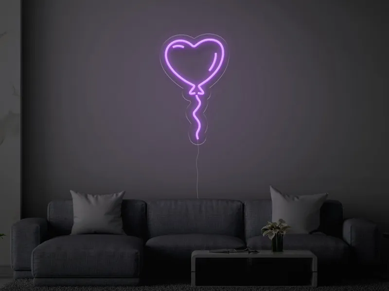 Heart Balloon - Semn Luminos LED Neon