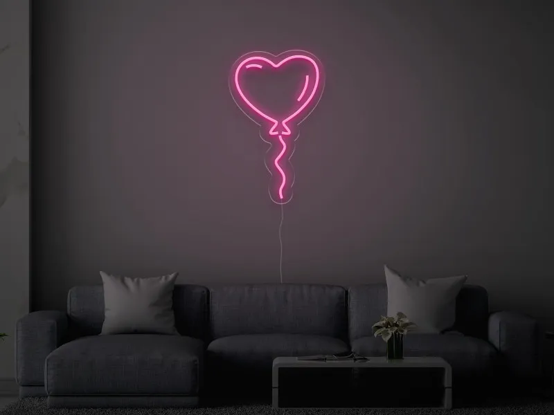 Heart Balloon - Semn Luminos LED Neon