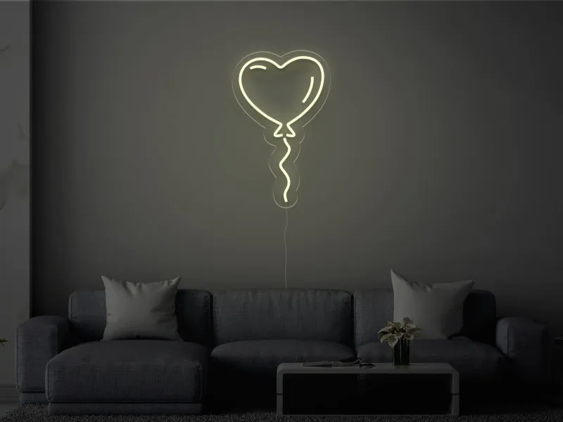 Heart Balloon - Semn Luminos LED Neon