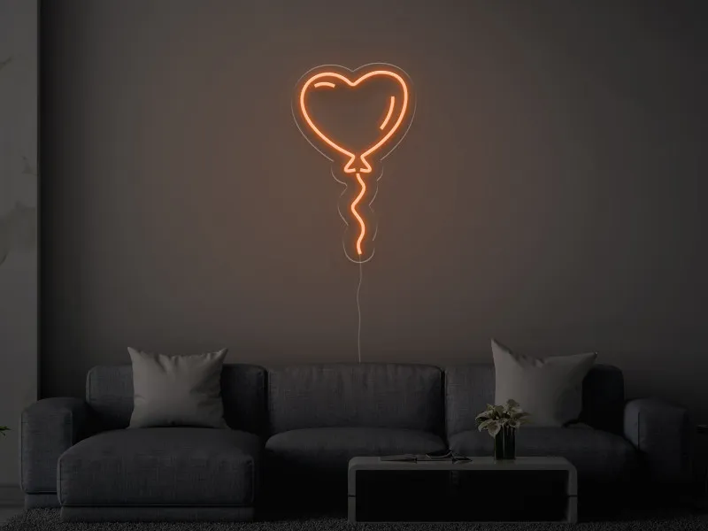 Heart Balloon - Semn Luminos LED Neon