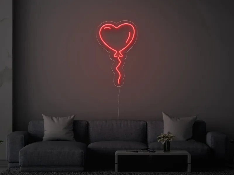 Heart Balloon - Semn Luminos LED Neon