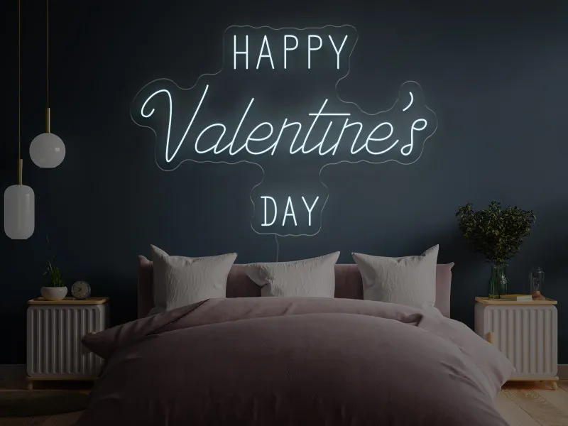 Happy Valentine`s Day - Semn Luminos LED Neon