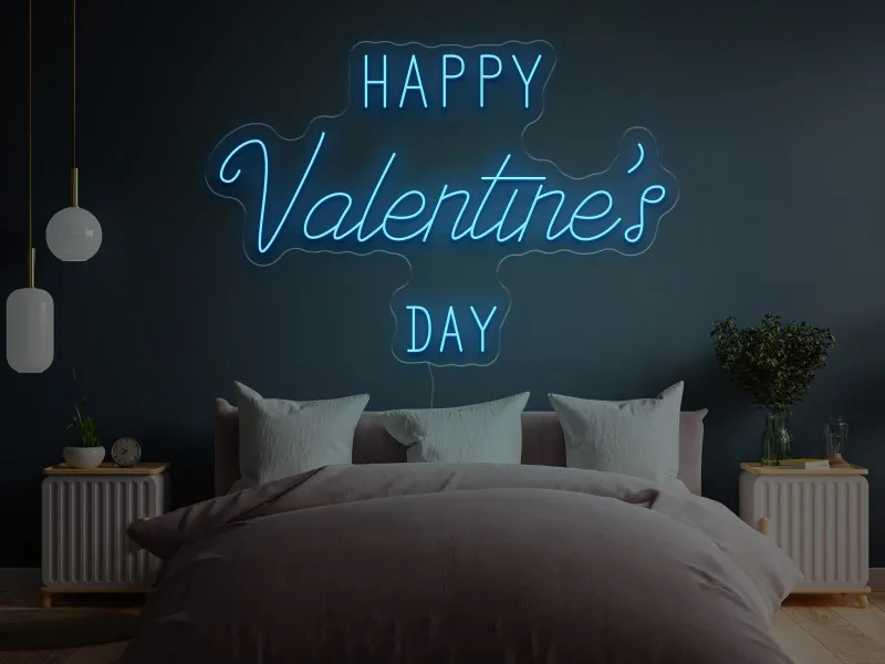 Happy Valentine`s Day - Semn Luminos LED Neon