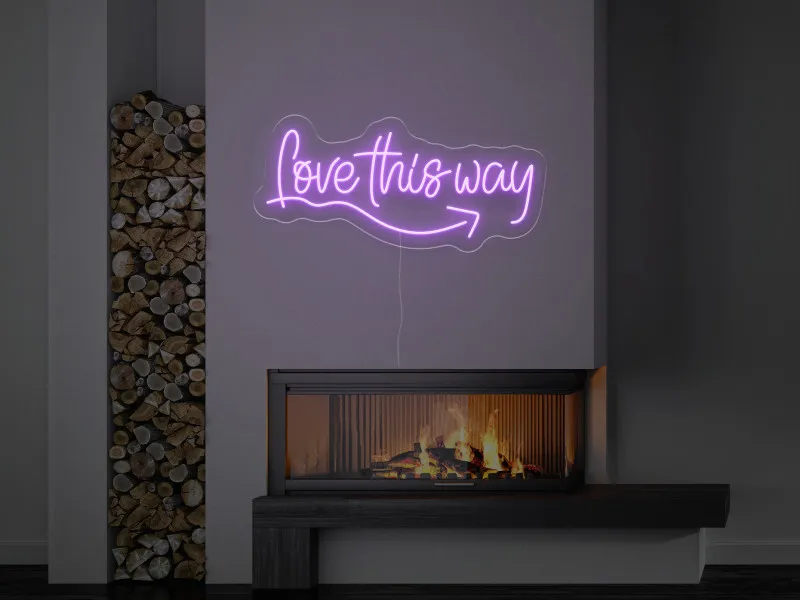 Love This Way - Semn Luminos LED Neon