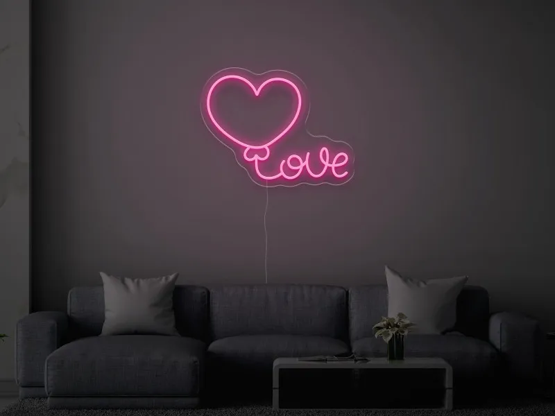 Love - Semn Luminos LED Neon