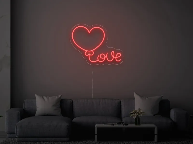 Love - Semn Luminos LED Neon
