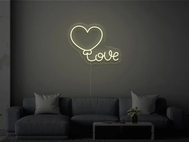 Love - Semn Luminos LED Neon