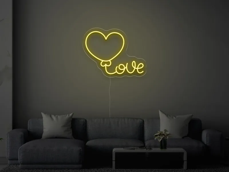 Love - Semn Luminos LED Neon