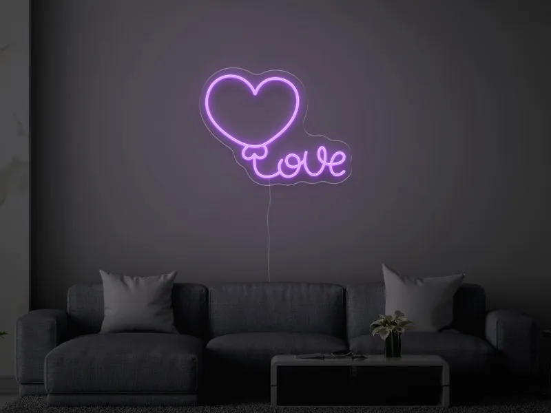 Love - Semn Luminos LED Neon