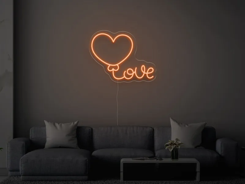 Love - Semn Luminos LED Neon