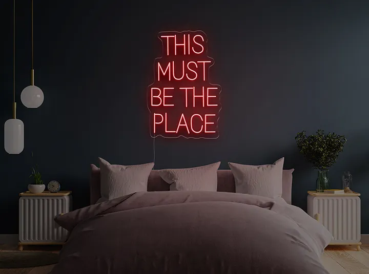 THIS MUST BE THE PLACE - Semn Luminos LED Neon