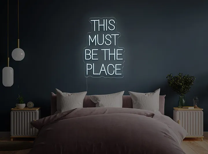 THIS MUST BE THE PLACE - Semn Luminos LED Neon