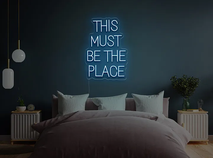 THIS MUST BE THE PLACE - Semn Luminos LED Neon