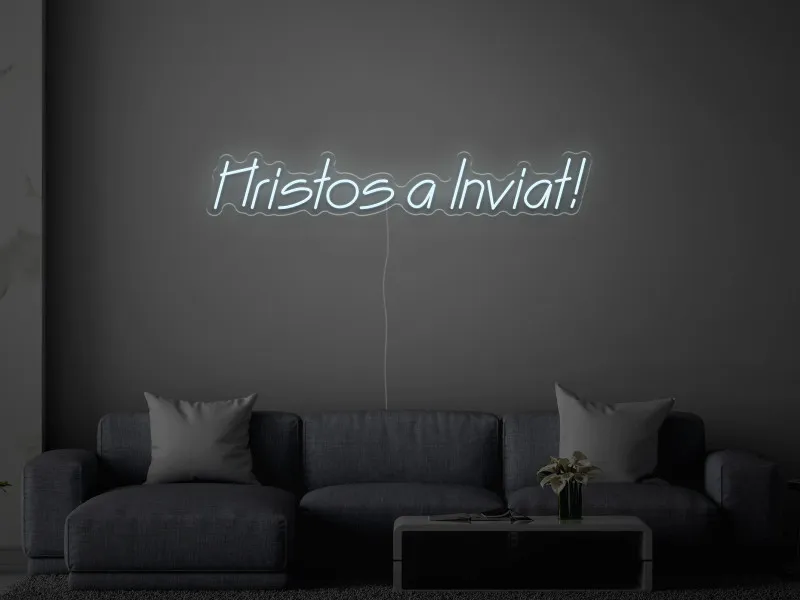 Hristos a Inviat - Semn Luminos LED Neon