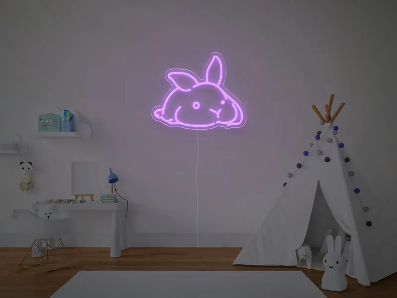 Iepuras Tolanit - Semn Luminos LED Neon