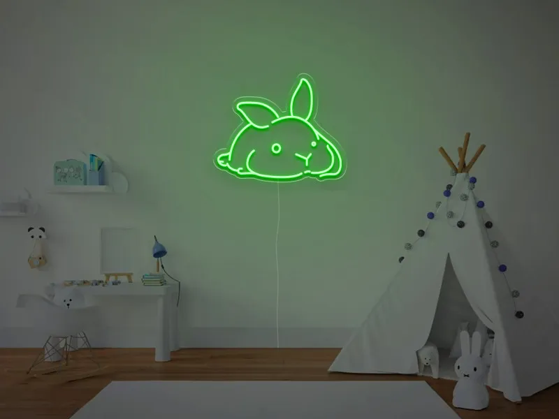 Iepuras Tolanit - Semn Luminos LED Neon