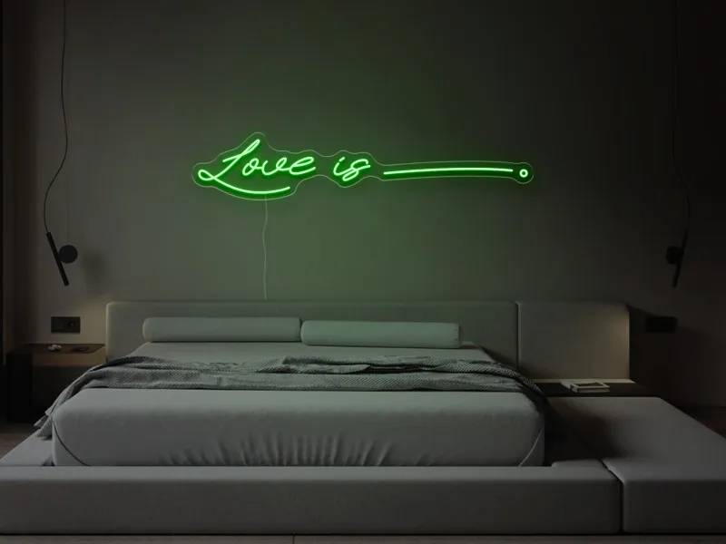 Love is - Semn Luminos LED Neon