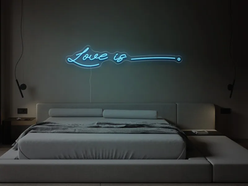 Love is - Semn Luminos LED Neon